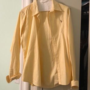 Yellow Ralph Lauren button down